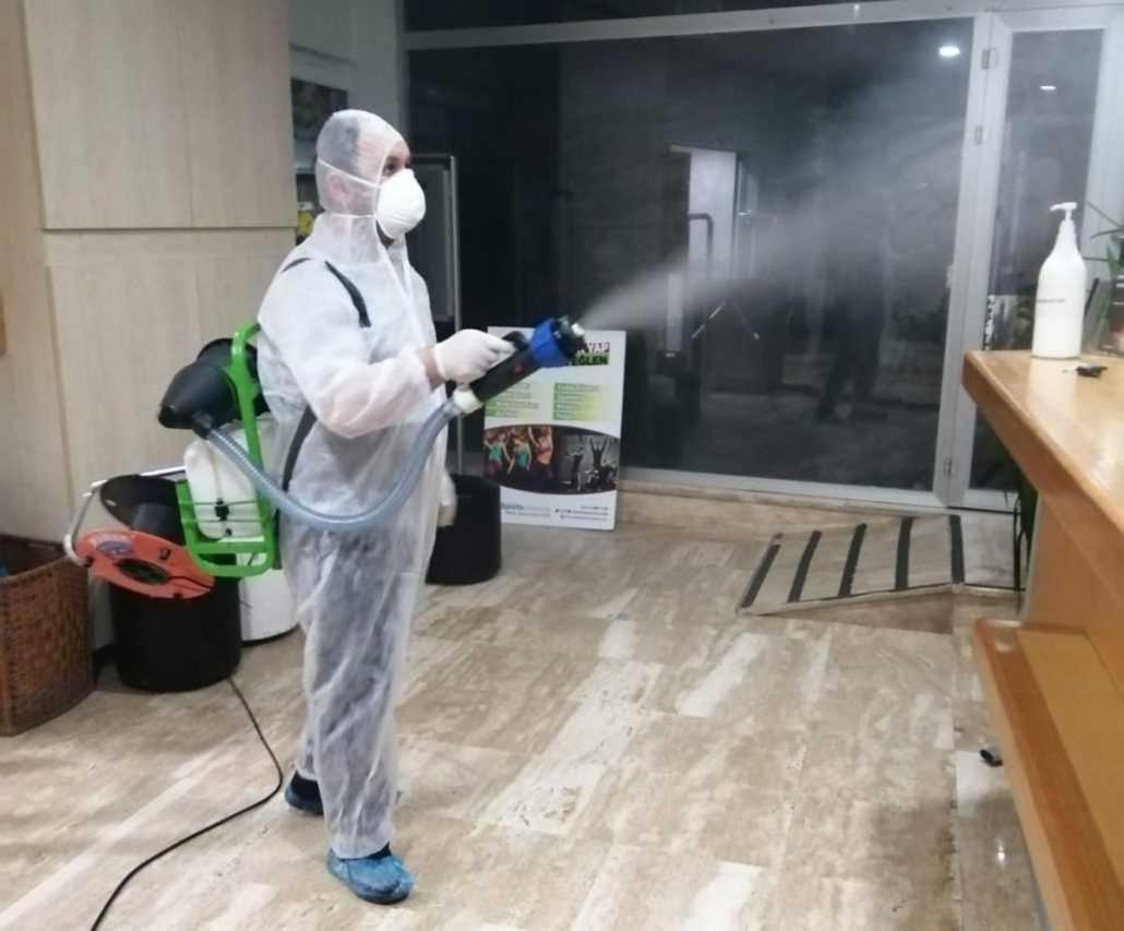 فندق فوسفورين اسطنبول المظهر الخارجي الصورة Disinfection of a hospital in Italy